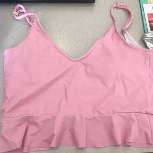Light Pink Scoop Back Top!
